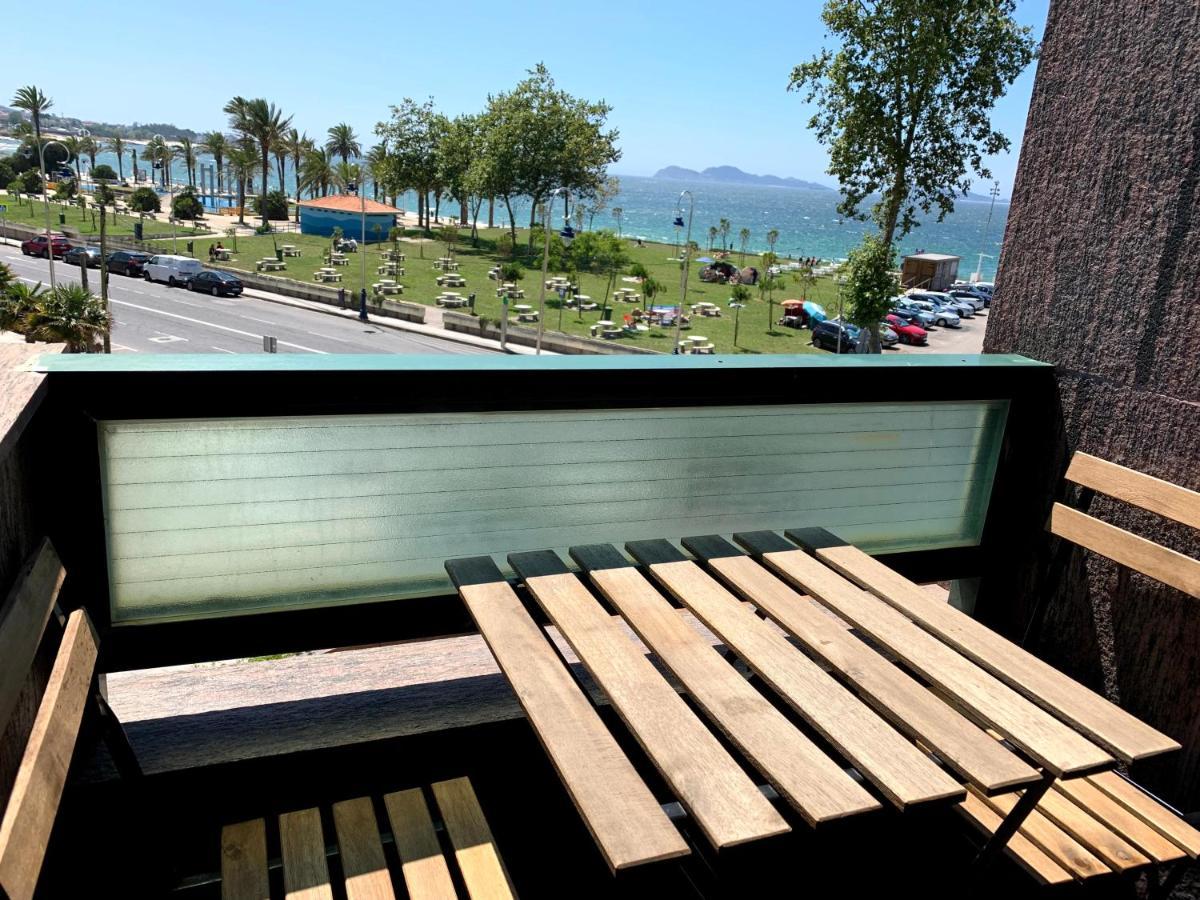 Apartamentos En Playa De Samil Primera Linea De Playa Pe Na Areia Βίγκο Εξωτερικό φωτογραφία